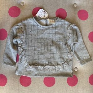 ZARA Baby Speckled Grid Sweatshirt